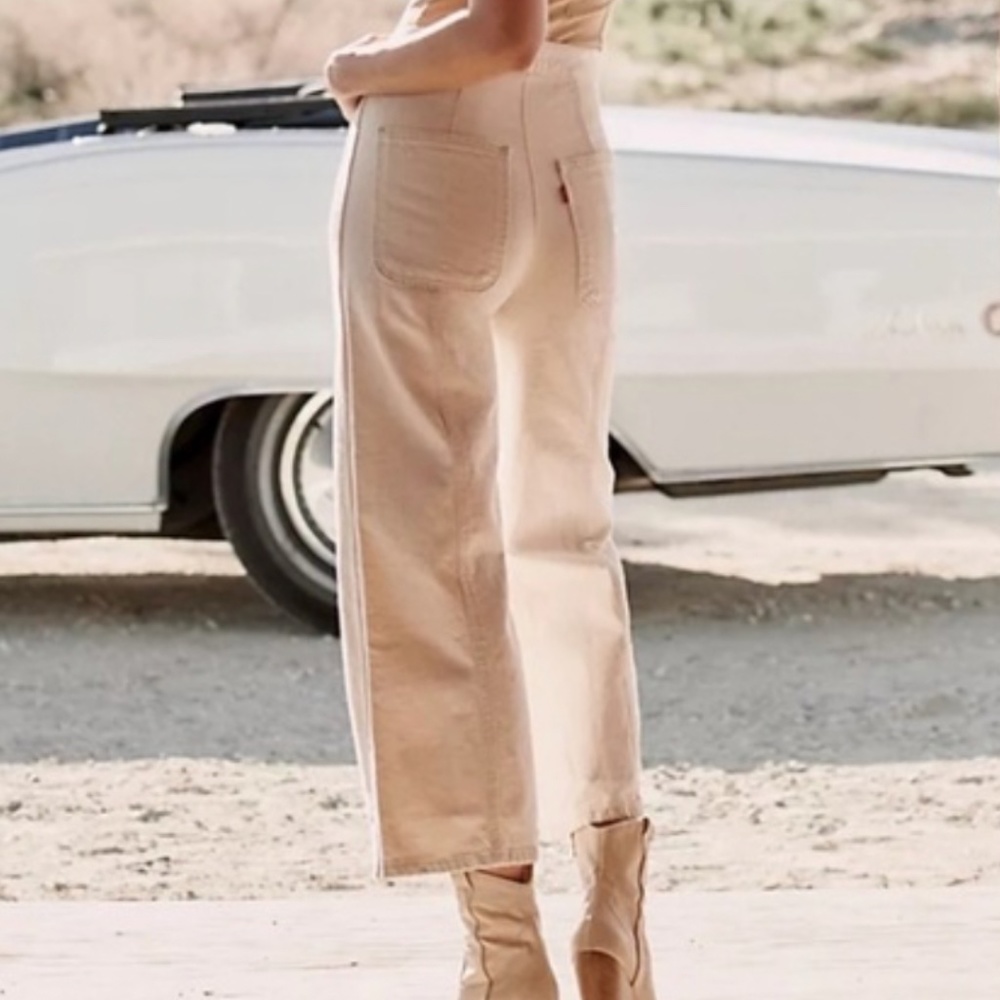 Levi's Ribcage Crop Wide Leg Sailor Jeans